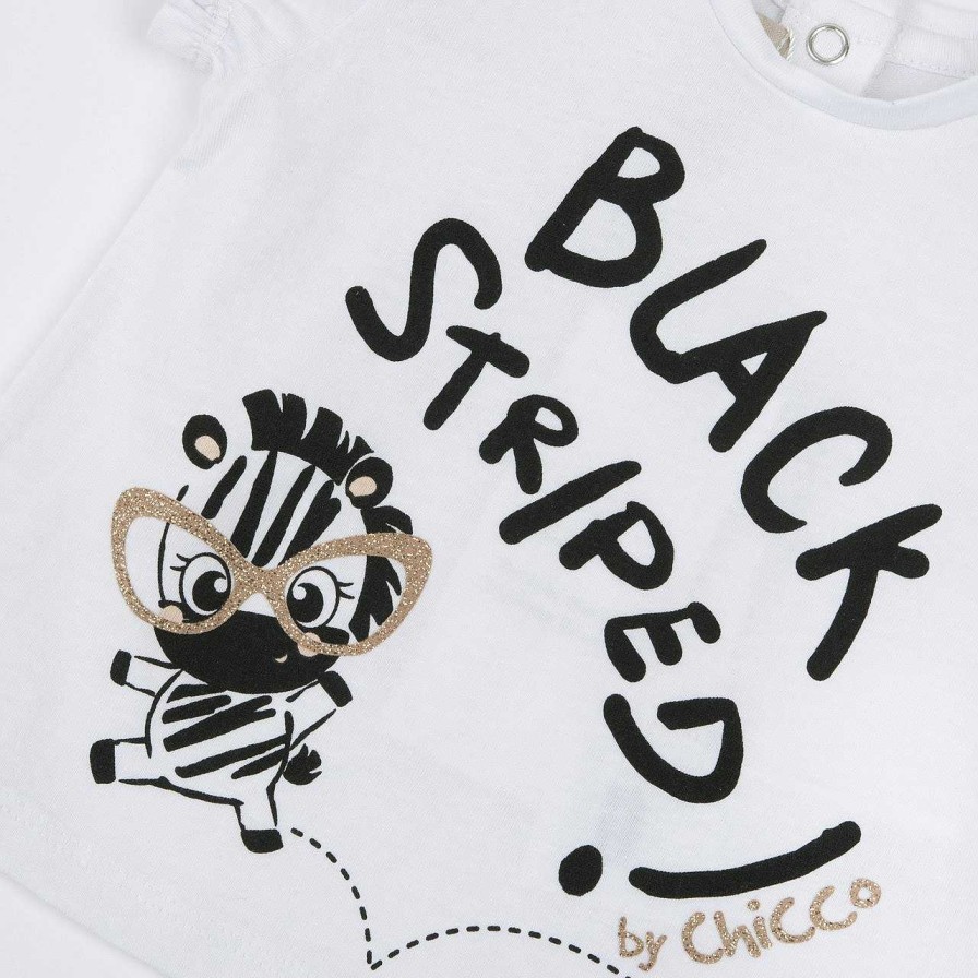 CHICCO T-Shirt Com Simp Tica Zebra Hot