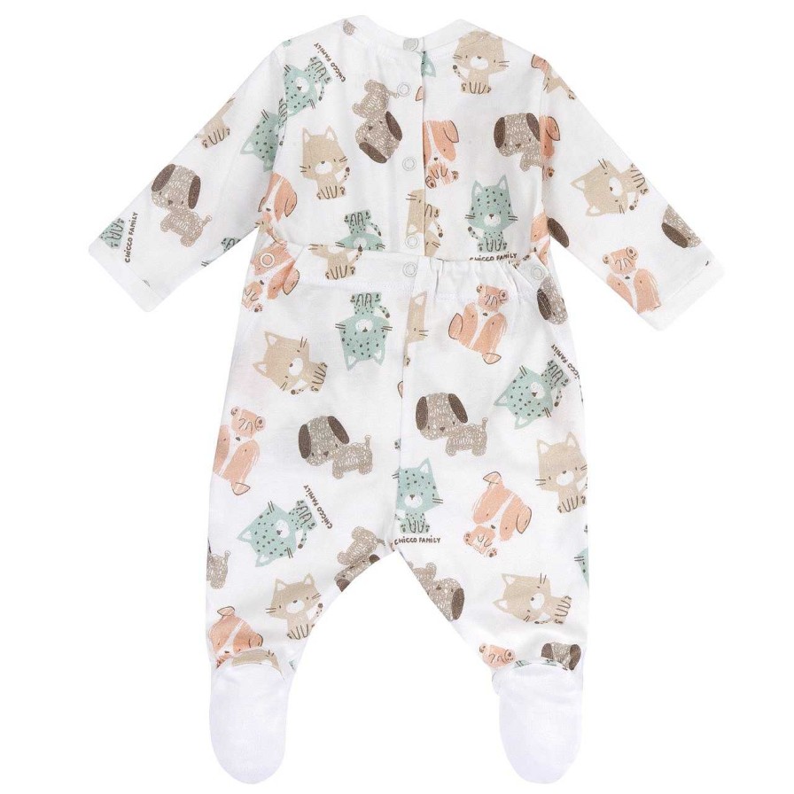 CHICCO Babygrow Aberto Nas Costas Cr Impresso Wholesale