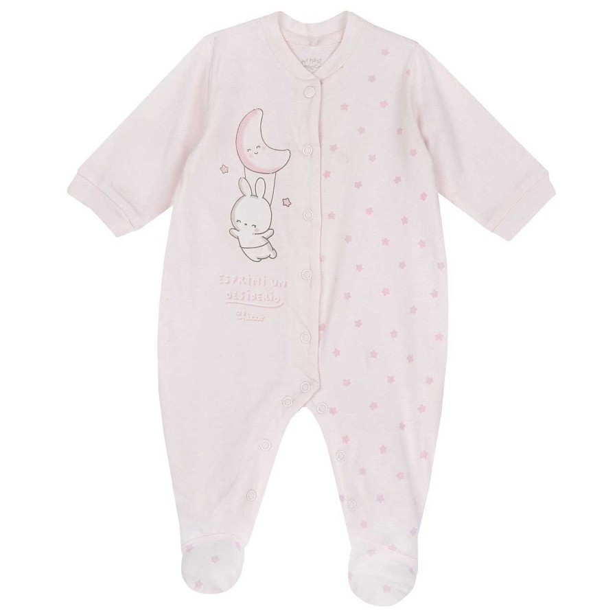 CHICCO Babygrow Abertura Frontal Rosa Claro Hot