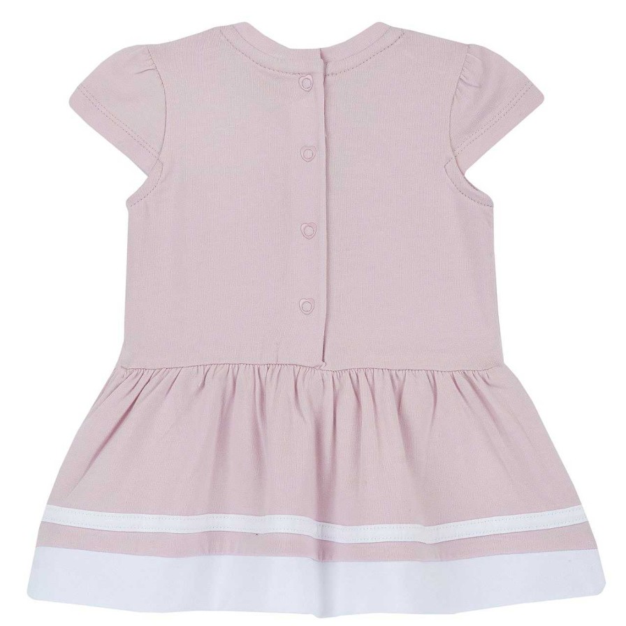 CHICCO Vestido Com Bordados E Apliques Hot