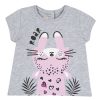 CHICCO T-Shirt De Manga Curta E Estampagem - Algod O Sustent Vel Clearance